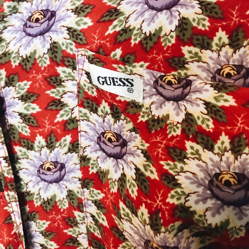 VINTAGE GUESS button up - Picture 2 of 4